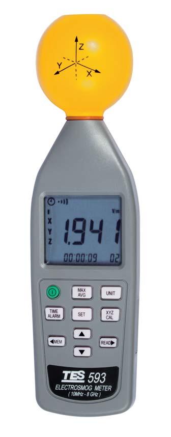 INSTRUKCJA OBSŁUGI Miernik pola elektromagnetycznego TES-593 Wydanie czerwiec 2009 PRZEDSIĘBIORSTWO AUTOMATYZACJI I POMIARÓW IN TROL Sp. z o.o. ul.