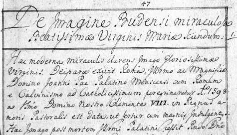 Vienu iš pagrindinių šaltinių, liudijančių ankstyvą Budslavo Dievo Motinos paveikslo kultą, yra jo paminėjimas Alberto Vijūko-Kojalavičiaus Lietuvos istorijos įvairenybių antroje dalyje, išėjusioje