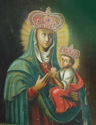 23. Budslavo Švč. Mergelė Marija, XIX a., drb., al., Budslavo bažnyčia, Rūtos Janonienės nuotrauka, 2007 Budslav Mother of God, 19 th c.