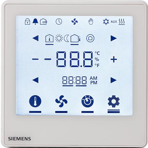 Budowa Regulator składa się z następujących elementów: Przedniego panelu, w którym znajduj się układy elektroniczne, dotykowy wyświetlacz i wbudowany czujnik temperatury.