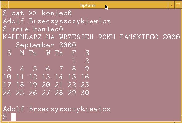 KOJARZENIE STRUMIENIA WEJŚCIA WYJŚCIA. Rozwiązanie 1. cat plik1 plik2 > plik3 Rozwiązanie 2b. cat >plik2 <plik1 (**) Rozwiązanie 2a.