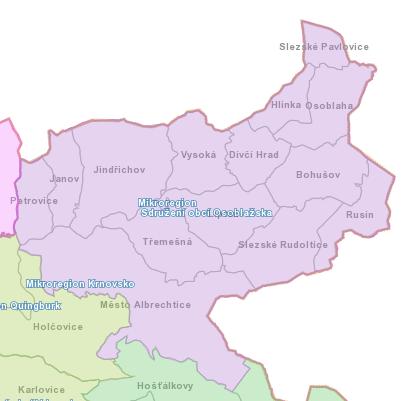 Strona internetowa Dobrowolnego Związku Gmin Mikroregion Związek Gmin Ziemi Osobłoskiej (Dobrovolný svazek