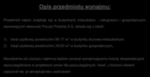 gospodarczym, stanowiących własność Poczty