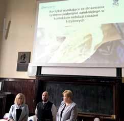 Przewodnicząca Anna Czarnecka otwierając podkreśliła ogromną rolę pielęgniarek epidemiologicznych oraz nas wszystkich w