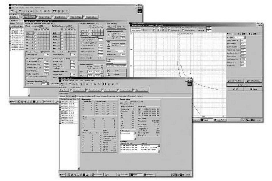 4.2.2. Komputer PC Do obsługi reklozera za pośrednictwem komputera PC został opracowany specjalny program TELUS (Tavrida Electric User Software).