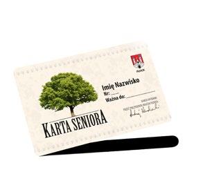 Płocka Karta Seniora Płocką Kartę Seniora może otrzymać każdy płocczanin zameldowany i zamieszkały na terenie miasta, który ukończył 65 lat i dysponuje pełną zdolnością do czynności prawnych.
