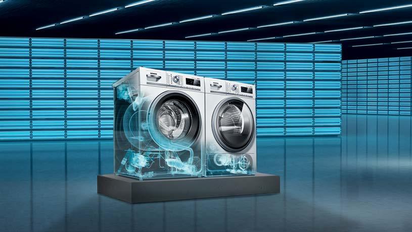 Inteligentne pranie Poza gwarancją świetnych rezultatów pracy, pralki i suszarki marki Siemens oferują następny krok ku przyszłości: robią za Ciebie właściwie wszystko wystarczy je załadować i