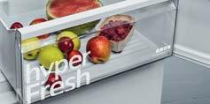 Teraz jest to tak proste, jak nigdy dotąd. Wystarczy umieścić produkty w szufladach hyperfresh premium 0 C, W dolnej szufladzie przechowasz wyjątkowo długo świeże mięso i ryby.