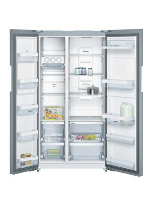 Chłodziarko-zamrażarki Side by Side A ++ bigbox 176 wysokość Oświetlenie LED Electronic antifingerprint nofrost icetwister supermrożenie separate control superchłodzenie hyperfresh Filtr airfresh