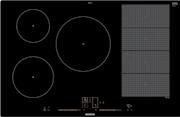 flexinduction 5 indukcyjnych pól grzewczych, w tym 3 strefy flexinduction Sterowanie sensorowe dual LightSlider Sensor smażenia z 5 ustawieniami temperatury Licznik czasu gotowania Cyfrowy