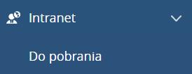 8 Intranet 8.1 Dokumenty do pobrania Intranet Do pobrania to biblioteka dokumentów, które mogą być wczytane do aplikacji, a następnie udostępnione pracownikom do pobierania.