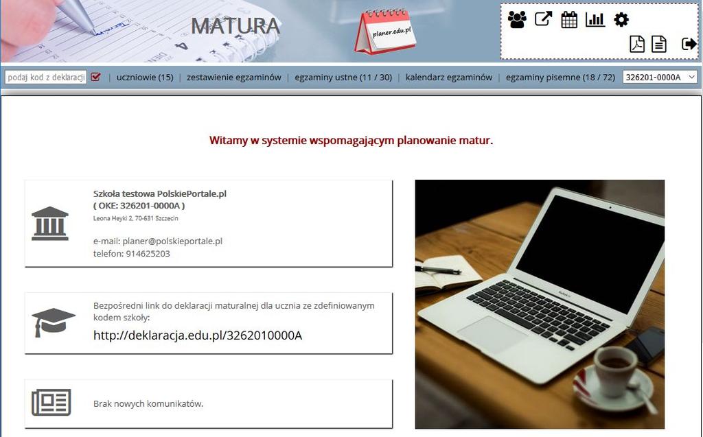 planer.edu.pl 1. Logowanie i zapoznanie się z aplikacją Logowanie do aplikacji odbywa się poprzez podanie adresu e-mail użytkownika oraz aktualnego hasła.