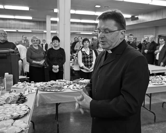 Aside from the Mass at 10 AM the parish also had a wonderful reception at the social center, both which were well attended despite the inclement weather conditions!