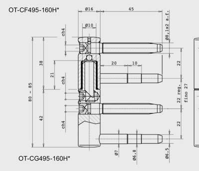 na żółto Zabezpieczenie 50 / 200 OT-CF495-160H502 Ø 16 + Galw. na biało 50 / 200 OT-CG495-160H502 Ø 16 + Galw.