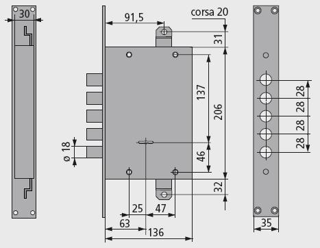 FM-642-0028-0*00 FM-642-0028-0*F0 DŁUGOŚĆ / ILOŚĆ KLUCZY FM-642-0028-0700 95 / 3 n.z.