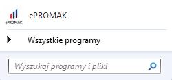 epmprofessional. Google Chrome należy kliknąć Otwórz URL: epromakplus Professional.