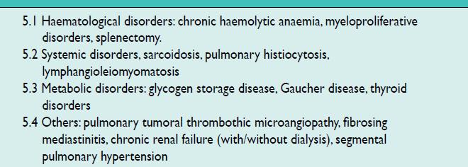 Symptoms, signs and/or laboratory tests suggestive of PH Echocardiographic probability of PH High or intermediate Consider common causes of PH: left heart disease and lung disease Diagnosis of left