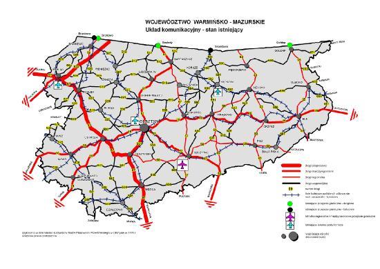 Źródło RPO Poza ewidencją znajdują się drogi wewnętrzne stanowiące dojazdy do pól, lasów, ulice na osiedlach mieszkaniowych, dojazdy do obiektów użytkowanych przez podmioty prowadzące działalność