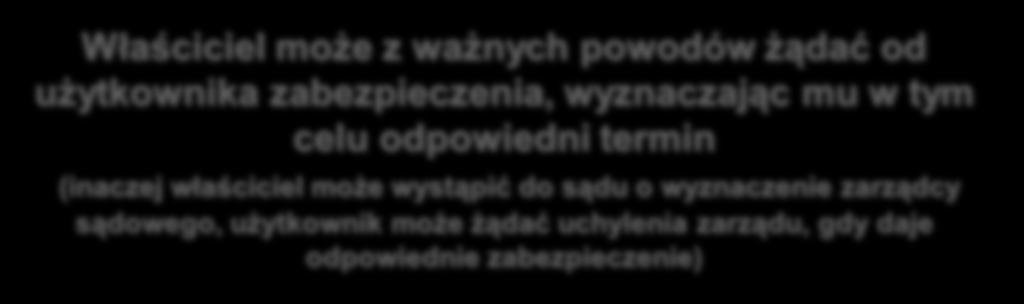 sposób ich założenia sprzeciwia się obowiązującym przepisom albo zagraża bezpieczeństwu nieruchomości art.