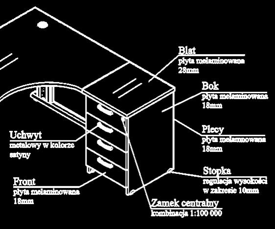 K ONTENERKI I SZAFY E c o R Y S U N E K T E C H N I C Z N Y K O N S T R U K C J A I M A T E R I A Ł Y WIEŃCE