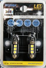 24V, 3XSMD 5050 LED SV8,5 WHITE 13X36 DOUBLE