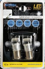 4168 195302 Biała (didwa) LED, 12V/5W, BA15S, w