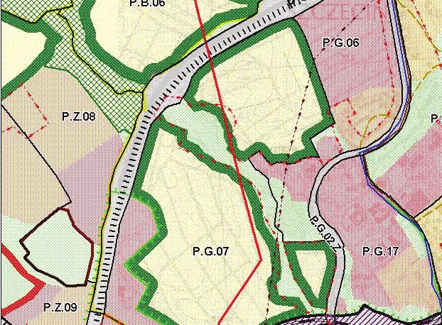 5148 Załczni nr 2 - do Uchały Rady Miasa Szczecin spraie miejscoego planu zagospodaroania przesrzennego "elechoa - Bogumisa" Szczecinie Wyrys ze Sudium uarunoa i ierunó zagospodaroania przesrzennego