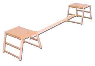 sprzęt sportowy sprzęt gimnastyczny A Belki wykonane z drewna iglastego, szczeble oraz pokrywa dolna ze