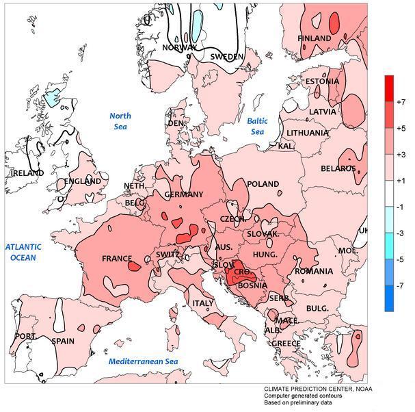 7 MAPA 3 Odchylenie temperatury od normy w