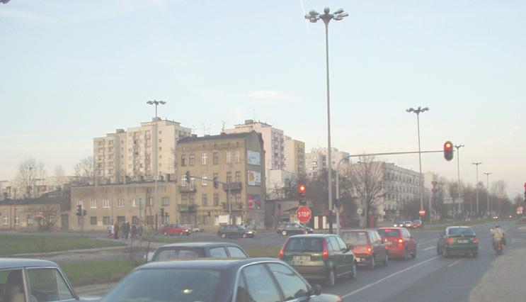 Widok na zabudowę mieszkaniową ulicy Obywatelskiej oraz na zabudowę przemysłową Al.Włokniarzy Mapa sytuacyjna Rys. 1.
