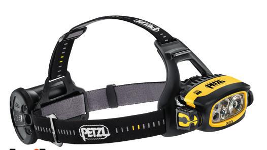 Mocne latarki czołowe 14 DUO S Latarka czołowa DUO S, zasilana akumulatorem, jest najmocniejsza w ofercie Petzl. W trybie BOOST ma 1100 lumenów.