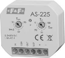 [VA] [min] 200 1000 0,5 10 400 800 600 5 Urządzenia automatyki budynkowej GRUPOW (z funkcją załączania sekwencyjnego KASKADA) AS-225 9 30V DC prąd obciążenia <4A napięcie wyjścia 9 30V DC opóźnienie