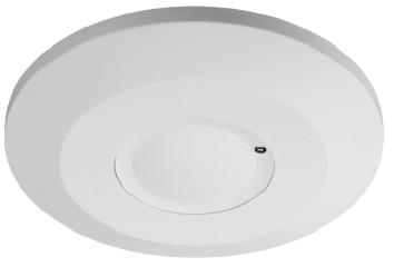 Urządzenia automatyki budynkowej DRM-07 prąd obciążenia <6A częstotliwość promieniowania mikrofalowego 5,8GHz moc promieniowania <0,2mW detekcja ruchu 0,6 1,5m/s pole detekcji 180 promień detekcji -
