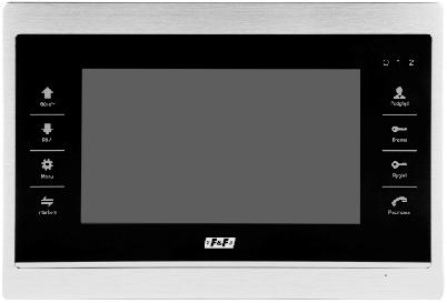 Wideodomofony 16. ZESTAW WIDEODOMOFOOWE MOITOR MK-10EX * monitor głośnomówiący * ekran kolorowy 7" panoramiczny, dotykowy 800 600 * menu ekranowe w j.