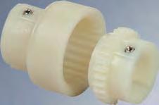 Sprzęgło z zębami łukowymi Typ junior (2 częściowe) oraz junior M (3 częściowe) Sprzęgło o zębach łukowych (dwuczęściowe) z poliamidu Dwukardanowe sprzęgło o zębach łukowych typu M (3-częściowe) z