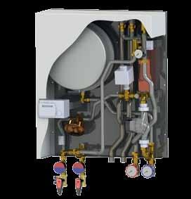 Węzeł cieplny jednofunkcyjny dla c.o. 26 kw lub 50 kw typ H26 AF W Dane techniczne i wydajność stacji: AF oznaczenie węzła cieplnego z regulacją pogodową Ciśnienie robocze: 16 bar Max.