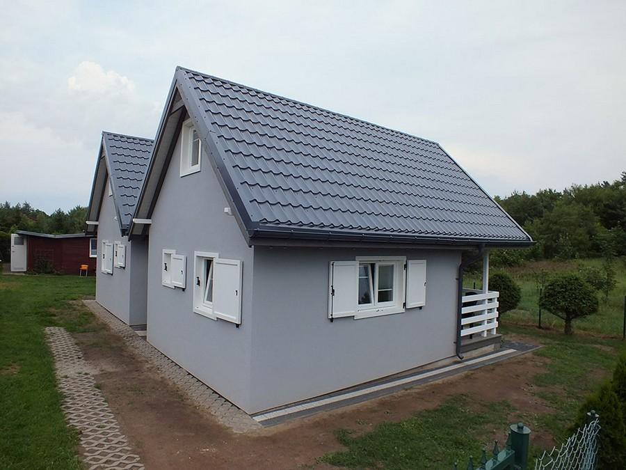 Firma Grandhouse producent domów szkieletowych, wykorzystuje w termoizolacji swoich domów materiały firmy Steico wykonane z naturalnego włókna drzewnego.