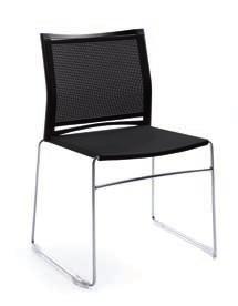 seat plastic black + backrest frame black + mesh fabric black 2.