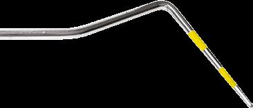 6 8 10 12 9 10 11 12 13 14 15 6 8 10 12 8 9 10 DIAGNOSTYKA sondy periodontologiczne (parodontometry) Rękojeści 7/32-5,6mm stal szlachetna (Standard) 3/8-9,5mm EagleLite tworzywo, czarne (X) 3 6 9 12