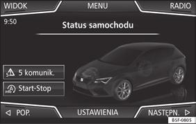 ostatnich 30 minut jazdy od momentu uruchomienia. Jeżeli czas jazdy wynosi poniżej 30 minut, to wartości ostatniej jazdy będą wyświetlone na szaro.