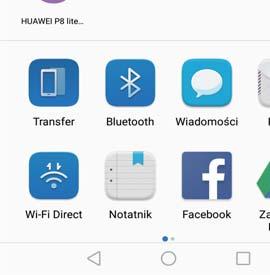Domyślnie odebrane pliki są zapisywane w folderze Huawei Share w aplikacji Pliki.