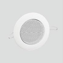 05563-30 Głośnik 2, 2 W, 16 Ω do sufitów podwieszanych otwór montażowy Ø = 65 mm. 05072-39 Głośnik 5, 10 W, 32 Ω. 05505-30 Obudowa głośnika 5.