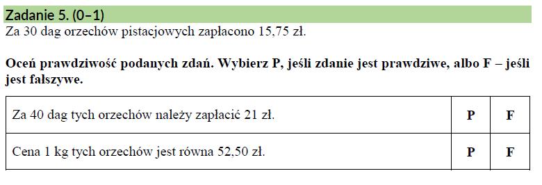 Umiejętności z podstawy programowej sprawdzane na egzaminie Zadanie egzaminacyjne matematyka Wymaganie ogólne I. Sprawność rachunkowa. 1.