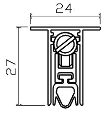 11 technika progowa PROGI OPADAJĄCE AUTOMATIC DROP AP-AMS2427G 24(w) x 27(wys.