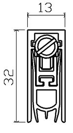 technika progowa PROGI OPADAJĄCE 2 AUTOMATIC DROP AP-AMS1332A 13(w) x 32(h) mm Size: 13x32 mm Seal gap: 1 20 mm Sound insulation: up to 49 db Maximum length: 1500 mm AP-AMS1332A 13(szer.) x 32(wys.