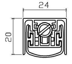 technika progowa PROGI OPADAJĄCE 4 AUTOMATIC DROP AP-AMS2420A 24(w) x 20(h) mm Size: 24x20 mm Seal gap: 1 13 mm Sound insulation: up to 50 db Maximum length: 1800 mm AP-AMS2420A 24(szer.) x 20(wys.