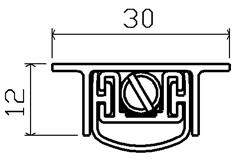 7 technika progowa PROGI OPADAJĄCE AUTOMATIC DROP AP-AMS3012G 30(w) x 12(h) mm Size: 30x12 mm Seal gap: 1 10 mm Steel leaf springs mechanism with parallel drop Maximum length: 1500 mm AP-AMS3012G
