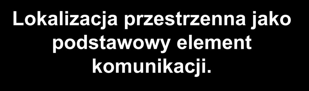 Lokalizacja przestrzenna jako