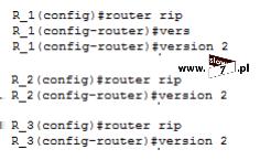 23 (Pobrane z slow7.pl) Sprawdźmy czy protokół RIPv2 został uruchomiony i czy działa poprawnie, wydajmy polecenie show ip protocols.