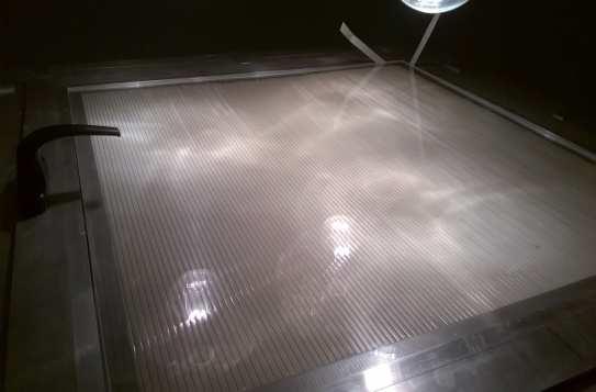 It was being modified by component with PCM, as follows: unmodified glass unit, glass unit with 5mm component mounted